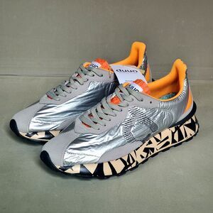 DUUO SENSEI sneakers violeta D465070 Men's US sz 9.5 EU 43 Empathy Shoes Silver